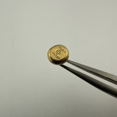 Rolex bubble back crown yellow - bubble,