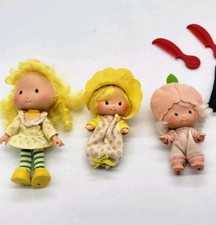 Vgt 1980s Original Strawberry Shortcake Lemon Meringue Apricot Butter  Doll Lot