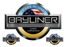 3 Bayliner Motor Yacht bridge Stickers