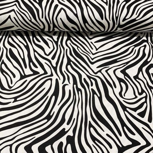 Black white upholstery fabric - white,