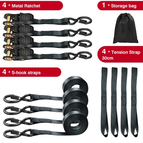Retractable ratchet straps - straps, 4