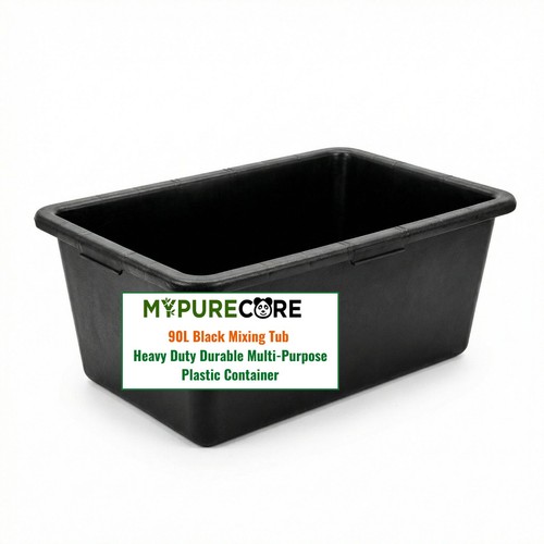 Mixing tub rectangular black - mixing,