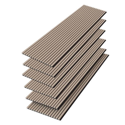 Acoustic wood slat wall - wall, panels