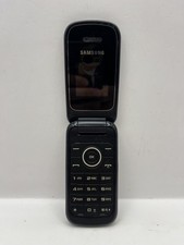 Samsung GT-E1190 Flip Phone Black Classic Mobile Cellphone Untested