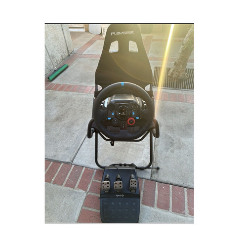 Logitech racing wheel pedals - racing, wheel,