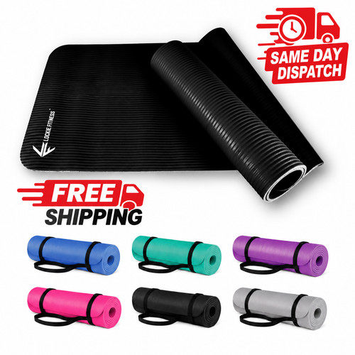 Yoga mat 8mm thick - 8mm, slip