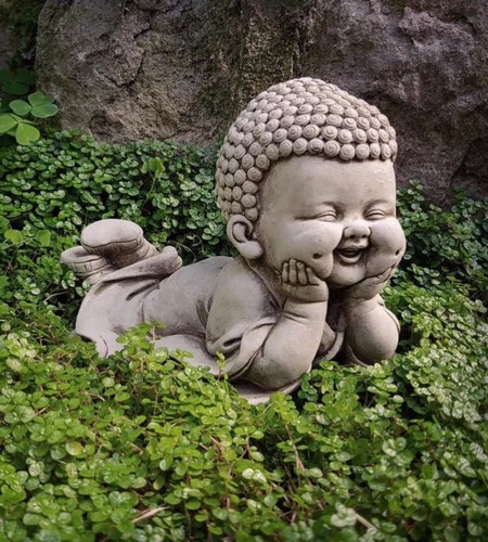 Stone garden lying baby zen - lying,
