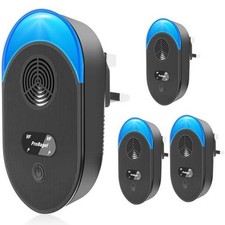 Ultrasonic Pest Repellent Powerful Plug in Effective 3D Surround Speaker 4 Pack