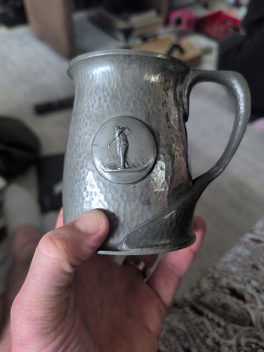 Liberty co hammered pewter - co,