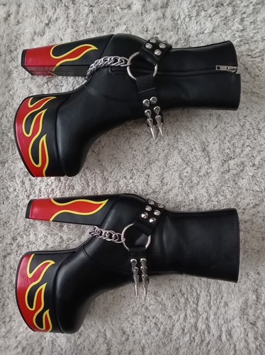 Lamoda spiked flame platform - lamoda,