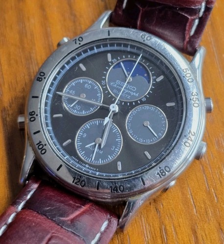Seiko 7t36 6a00 moon - seiko, (a4)