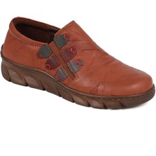 Loretta Leather Slip-On Shoes