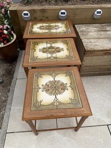Vintage danish tiled - vintage, of