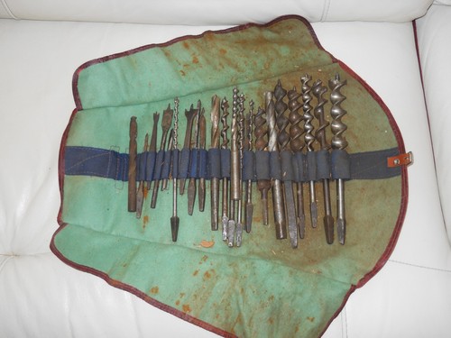 Vintage carpentry drilling - carpentry,
