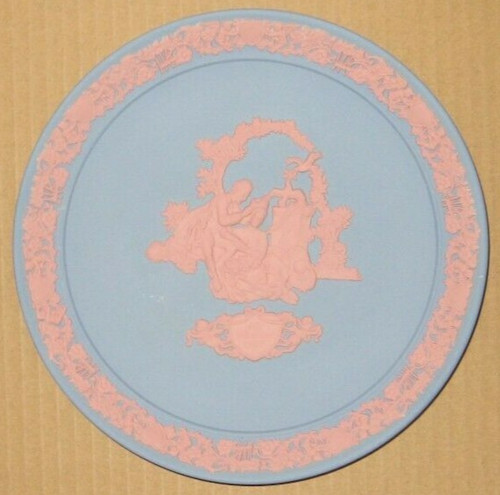 Wedgwood blue pink jasper - blue,