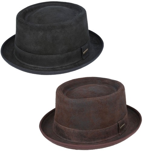 Mens womens pork pie hat - or,