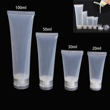 20-100ml Plastic Lotion Bottles Travel Cosmetic Body Hand Shampoo Containers HT