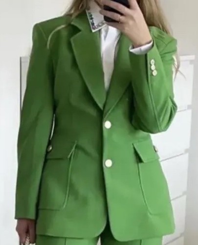 Zara women blazer with patch - blazer,