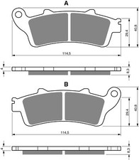 Brake Disc Pads Rear R/H