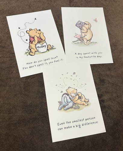 Winnie the pooh prints set - the, of