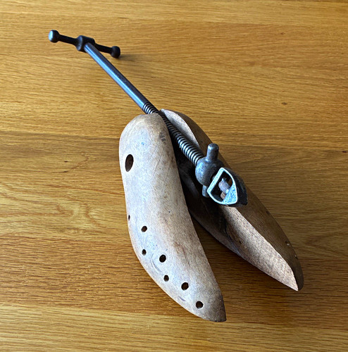 Vintage single wooden - wooden, shoe