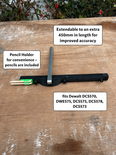Circular saw guide rip fence - rip,
