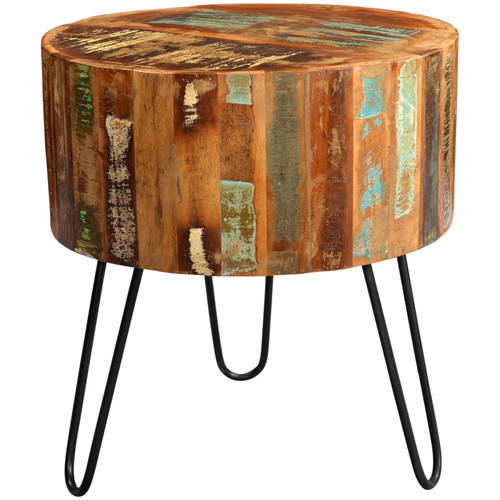 Drum side table solid - drum,