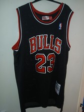 Basketball Jersey T shirt Chicago Bulls Michael Jordan 23 NBA Black White Red