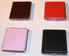 METAL FAUX LEATHER CIGARETTE