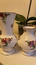 Vintage Porcelain Vases Pair