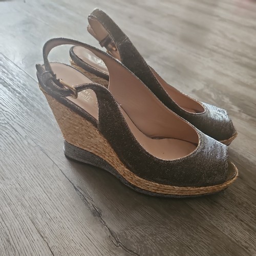 Russell and bromley gold - gold, wedge
