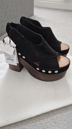 Zara high heel leather - zara,