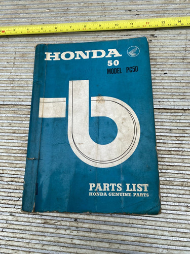 Honda p50 parts list - p50,
