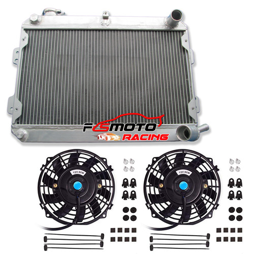 Row aluminum radiator fans - 3,