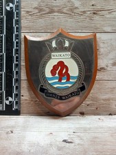 HMNZS WAIKATO WOODEN PLAQUE