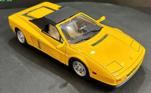 Ferrari testarossa yellow - ferrari,
