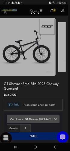 Slammer conway bmx bike - slammer,