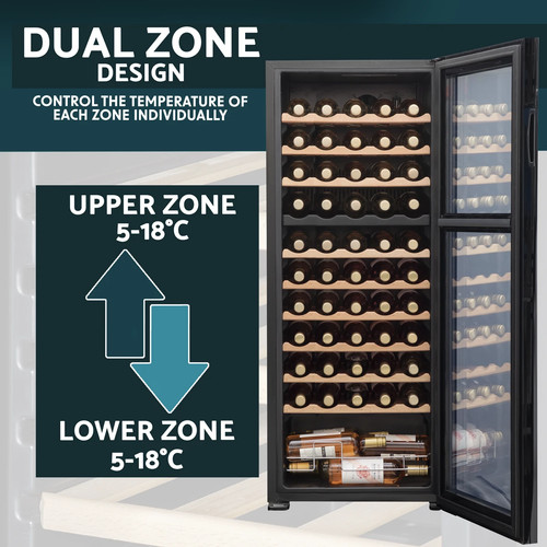 Bottle dual zone - bottle, wine