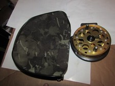 excellent shakespeare golden eagle centrepin trotting fishing reel 5" 2900 500