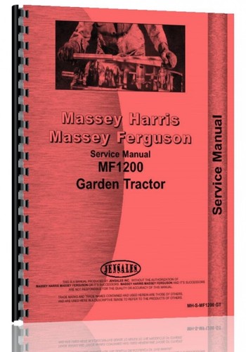 Service manual massey ferguson - service,