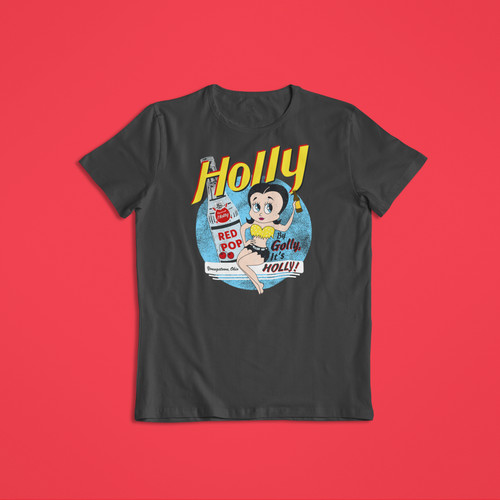Golly holly tee - by, holly!