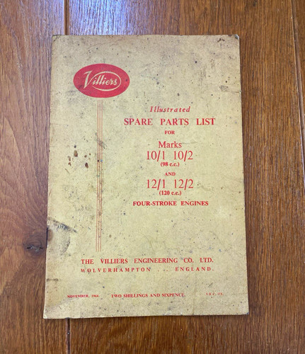 Villiers illustrated spare - villiers,