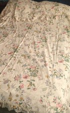 Dorma V & A Guinevere Double duvet cover 4 x Pillowcases & a Flat Sheet Vintage