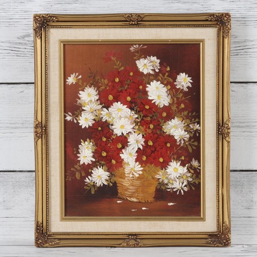 Original oil painting - oil, "basket