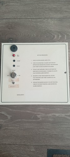 Vintage security alarm system - vintage,