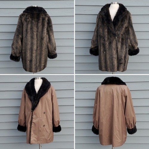 Vintage 90s y2k - brown, fur