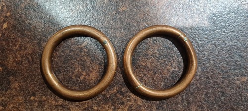 Vintage copper bull nose ring - copper,