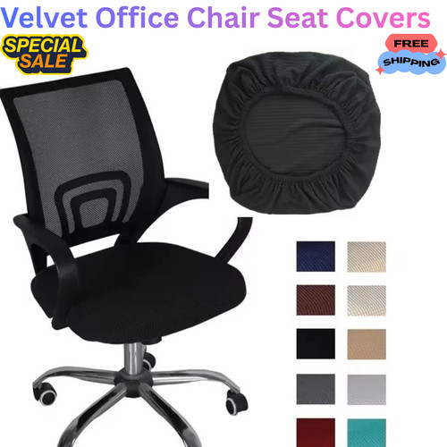 Velvet office chair - velvet,