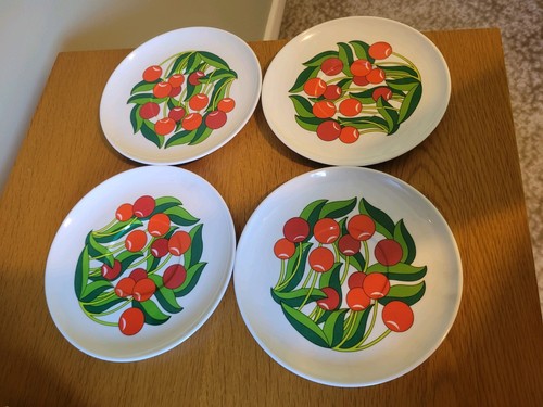 Set vintage retro cherry - set,
