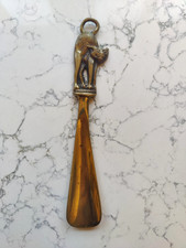 Vintage Brass Cat Shoe Horn